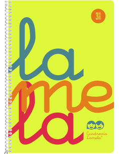 CUADERNO ESPIRAL 4º 80H 90G 3MM AMARILLO CUADROVIA PP